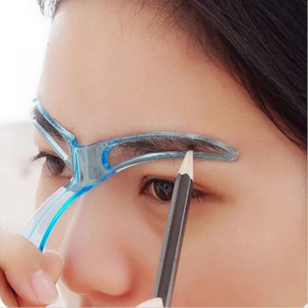 Eyebrow Drawing Template-Plastic Eyebrow Shaping Tools Eyebrow Makeup Grooming Templates DIY Beauty Accessories 1PC